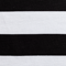 Black and White Printed Linen Stripe